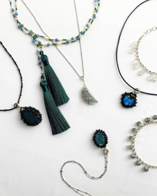 Labradorite necklace
