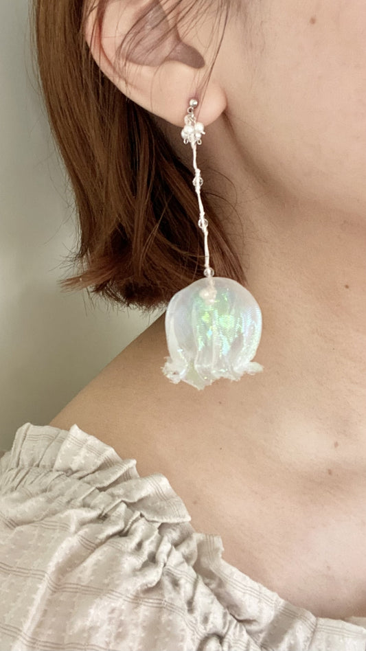 Labradorite jellyfish earrings 